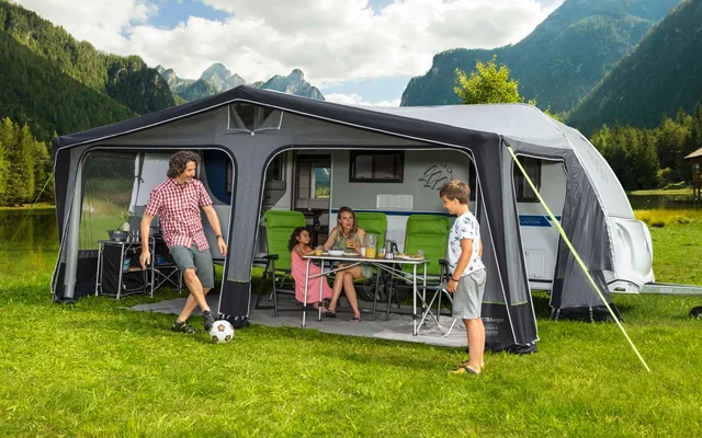 Berger Vicenza Air All Season aufblasbares Reisevorzelt für Wohnwagen