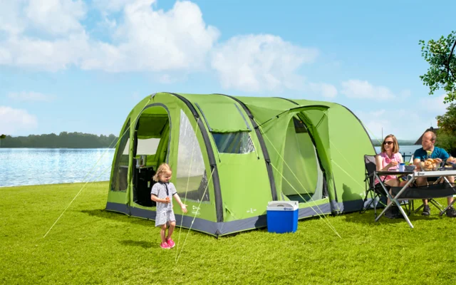 Berger Zelt Sierra 6 Air inkl. schwarze Schlafkabine für 4 Personen