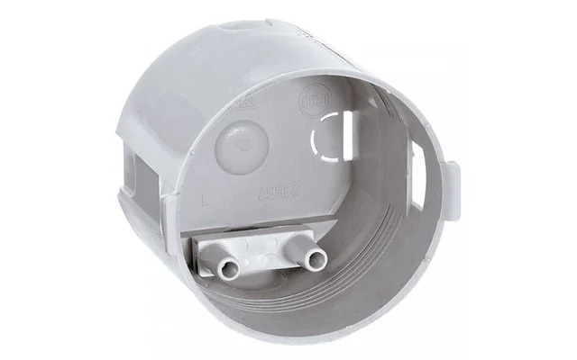 Berker Einbaudose mit Zugentlastung hellgrau