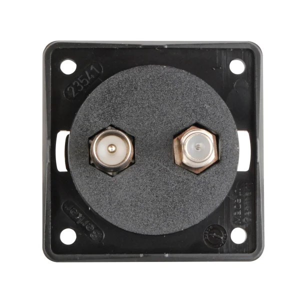 Berker Integro Antennensteckdose TV/SAT, schwarz matt