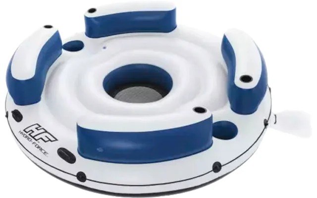 Bestway Hydro Force Lazy Dayz 4 Personen Badeinsel 239 x 239 x 63,5 cm