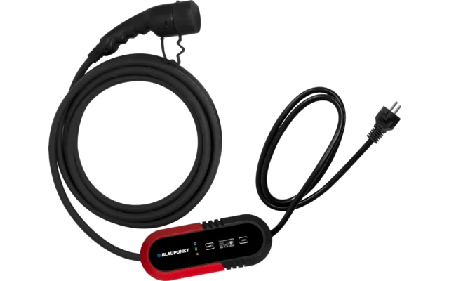 Blaupunkt Ladegerät tragbar Elektro-Auto 1 Phase / Typ 2 / Schutzkontaktstecker 8 Meter