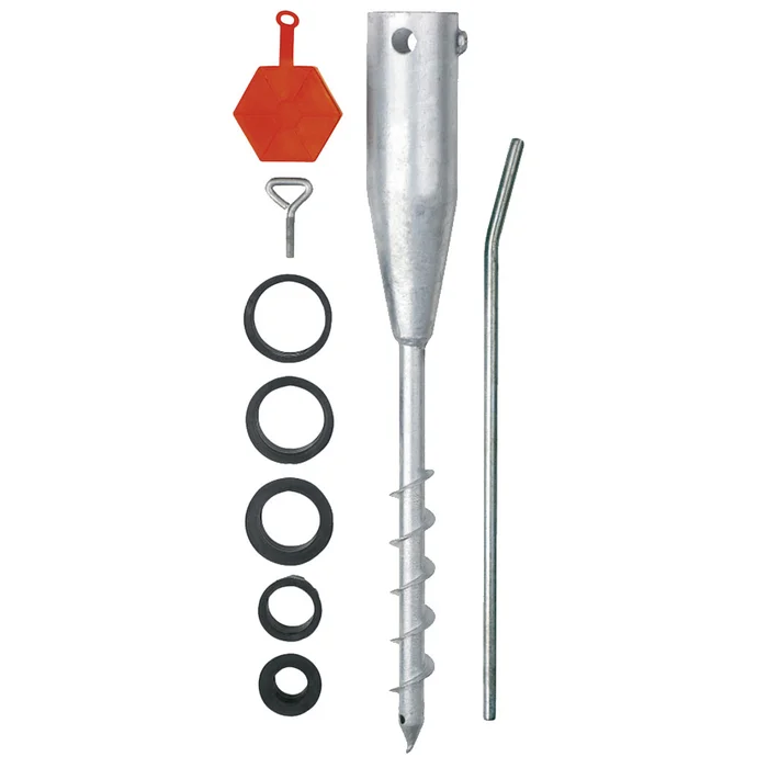 Blome Eindrehbodenhülse Ferro Fix mit 5 verschiedenen Adaptern