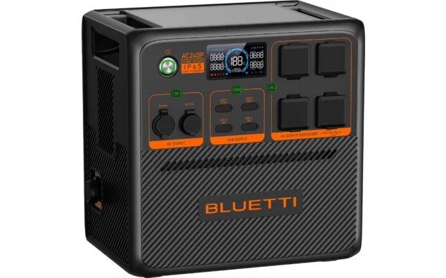 Bluetti AC240P tragbare Powerstation mit WLAN / Bluetooth 2400 W