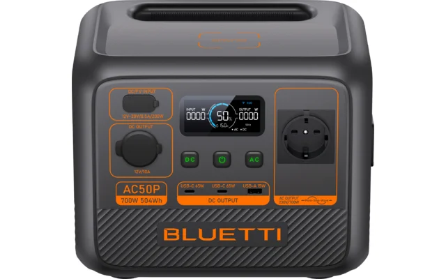 Bluetti AC50P Powerstation 700 W / 504 Wh