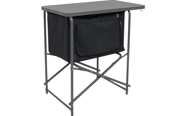 Bo-Camp Beistelltisch/Kochinsel Logan mit Ablage zusammenfaltbar