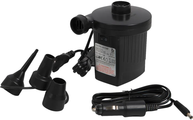 Bo-Camp Elektrische Luftpumpe für 12 und 230 Volt – 230 Liter/min