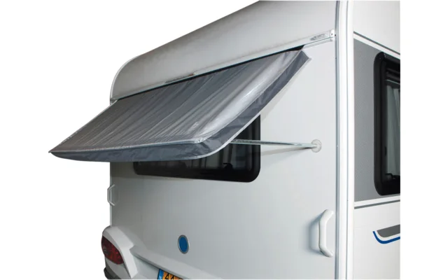 Bo-Camp Fenstermarkise für Wohnwagen Stahlrahmen 180 x 75 cm