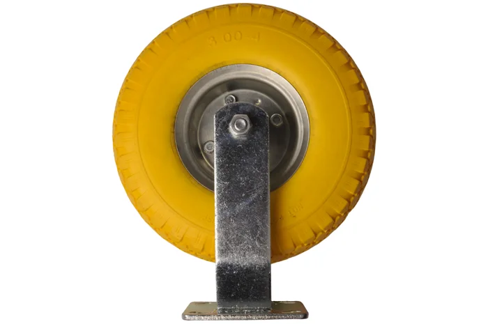 Bockrolle PU 3.00-4 – 80 kg – Gesamthöhe: 300 mm