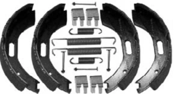Bremsbacken- Set inkl. Flanschmutter – BPW S2005-7RASK