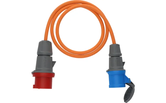 Brennenstuhl Camping- / Maritim Adapterkabel CEE-Stecker 400 V / CEE-Kupplung 230 V / 16 A / 1,5 Meter