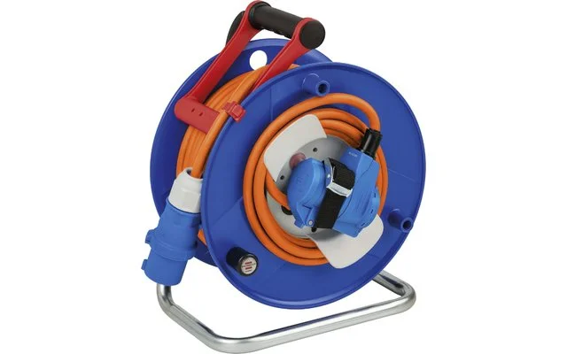 Brennenstuhl Garant G CEE 3 IP44 Kabeltrommel orange 25m, CEE-Kabeltrommel
