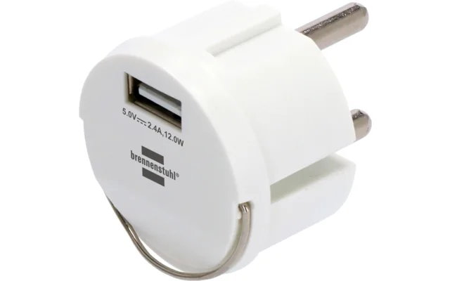 Brennenstuhl Steckdosenadapter Schutzkontakt 230 V auf USB 5 V