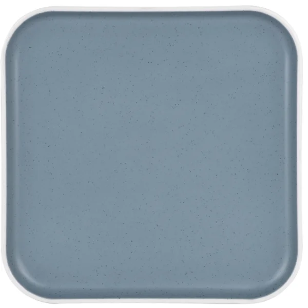 Brunner Essteller eckig Dolomit 25 x 25 cm Farbe blau