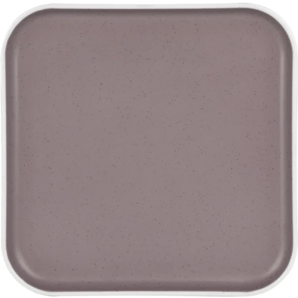 Brunner Essteller eckig Dolomit 25 x 25 cm Farbe rose