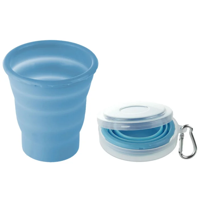 Brunner Silikon-Faltbecher Fold Away, blau