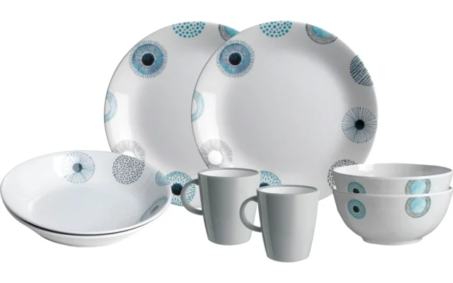 Brunner Tete-a-Tete Geschirrset 8 teilig 2 Personen