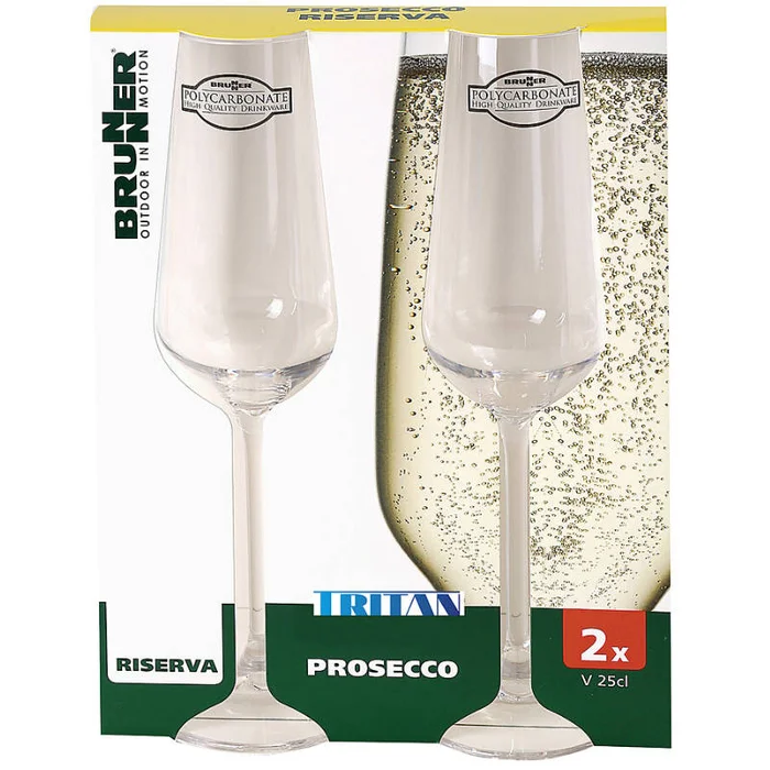 Bunner Proseccoglas 250 ml 2er-Set Tritan