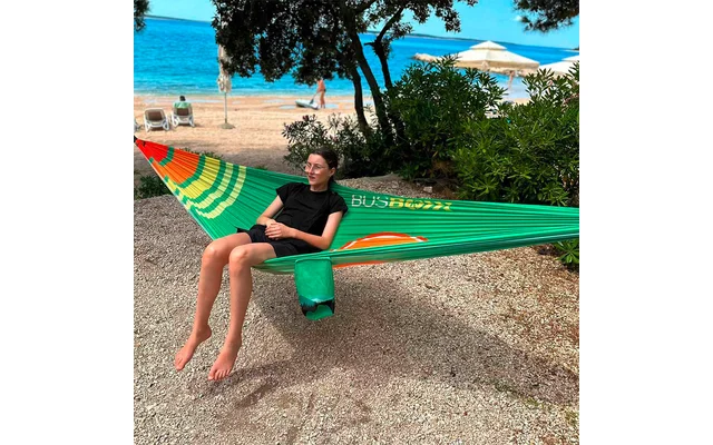 BusBoxx Hängematte 270 cm x 140 cm grün