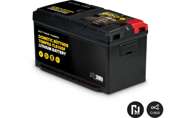 Büttner Dometic TEMPRA TLB100F Lithiumbatterie 12V/100 Ah mit integrierter Heizung