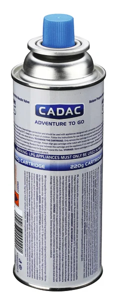 CADAC Gaskartusche 220g – Butan/Propan-Gasgemisch