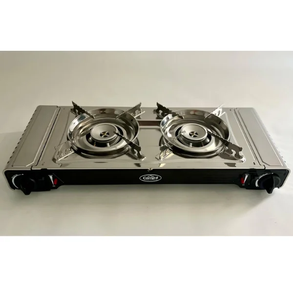 Camp4 Gaskartuschenkocher Gourmet, 2-flammig