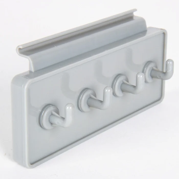 Camp4 Hakenleiste für Kederschiene mit 4 Haken