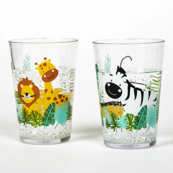 Camp4 Trinkgläser Safari für Kinder, 2 Stück