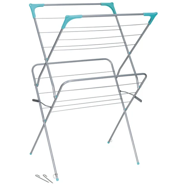Camp4 Wäscheständer mit 2 Ebenen