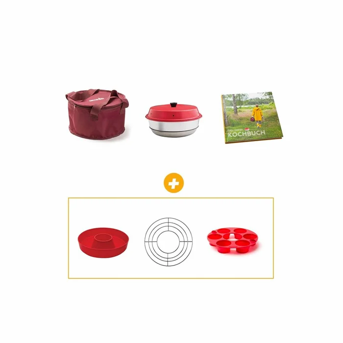 Campingbackofen für Campingkocher und Freizeitfahrzeuge – Die Einheit – Campingbackofen : zusätzlicher Ofenrost OMNIA