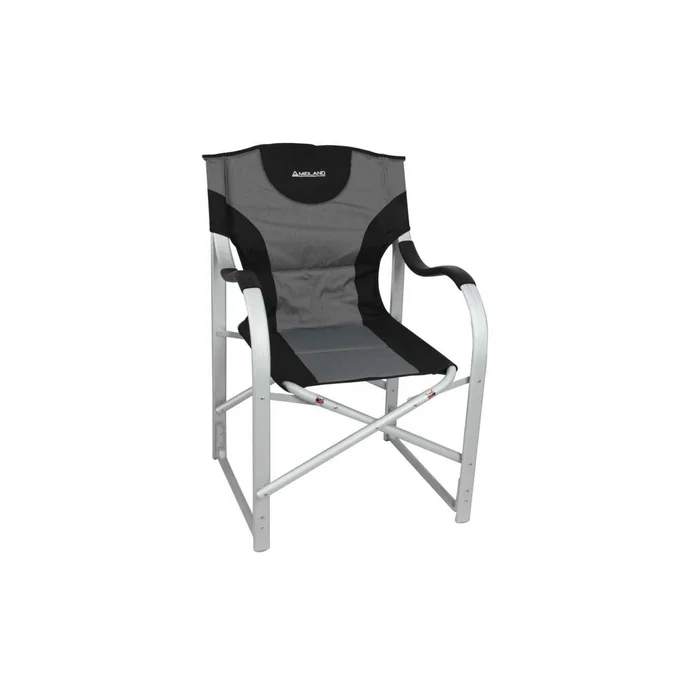 Campingstuhl Director Big Size – Schwarz Meliert MIDLAND