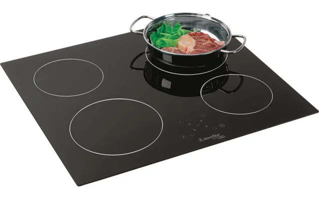 Can Einbau Cerankochfeld C-PT1358 mit vier Kochstellen / Touchscreen / 580 x 505 mm