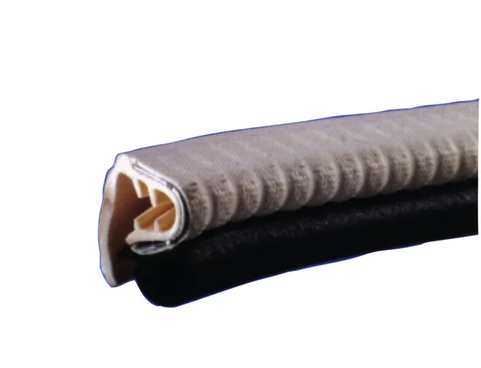 Caravan Türdichtungsprofil – Elfenbein / Schwarz – 1 Laufmeter