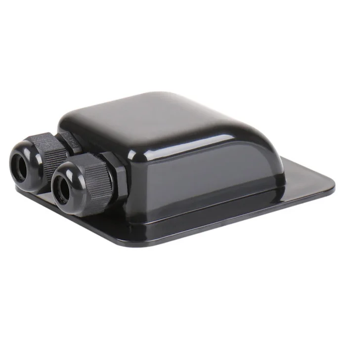 Carbest Dach-Kabeldurchführung 2-fach, schwarz