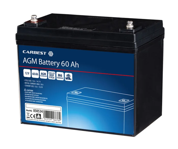 Carbest Deep-Cycle AGM-Power Line Batterie 60Ah