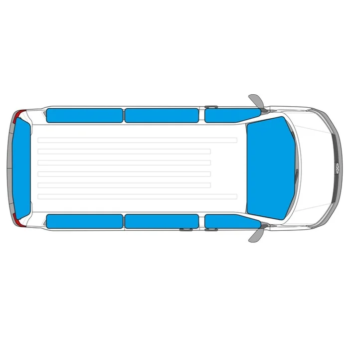 Carbest Isoflex Thermomatten Komplett-Set VW Caddy Bj. 2004-2020, kurzer RS, HS