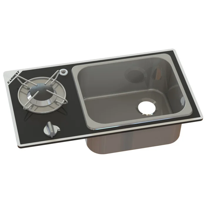 Carbest Kocher-Spülenkombination, 1-flammig