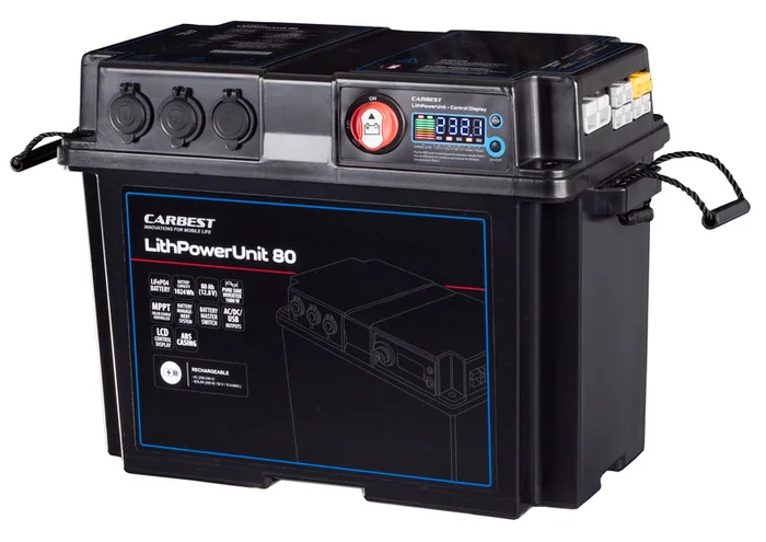 Carbest LiFePo4 Batterie LithPowerUnit 80, 80Ah