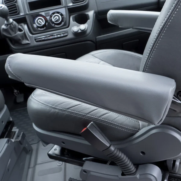 Carbest Schonbezug Armlehne für Fiat Ducato ab Baujahr 2007, anthrazit