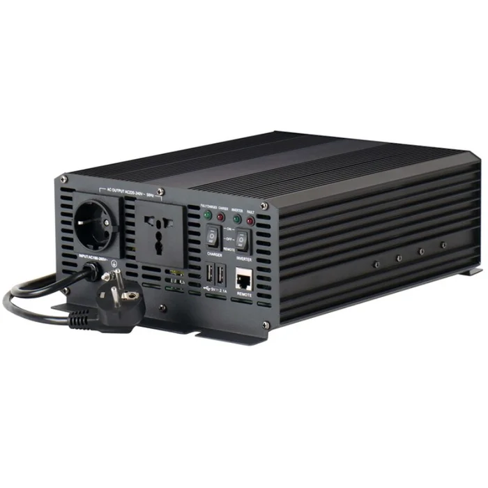 Carbest Sinus-Wechselrichter mit Netzvorrangschaltung, 1500 W