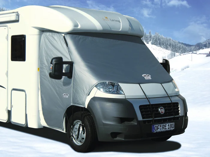 Carbest Thermomatte außen Scheibenabdeckung für Fiat Ducato und Baugleiche ab 2014