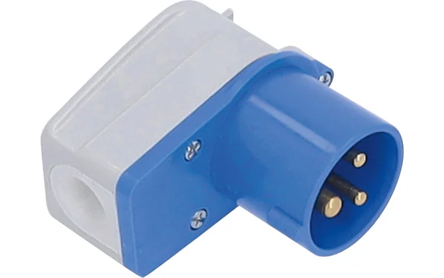 CEE-Winkelstecker 3-polig