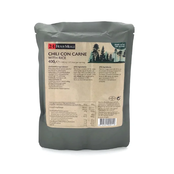 Chili Con Carne mit Reis Weichkonserve