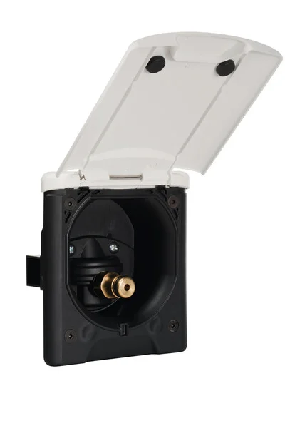 City-Wasseranschluss mit Druckminderer – Weiß