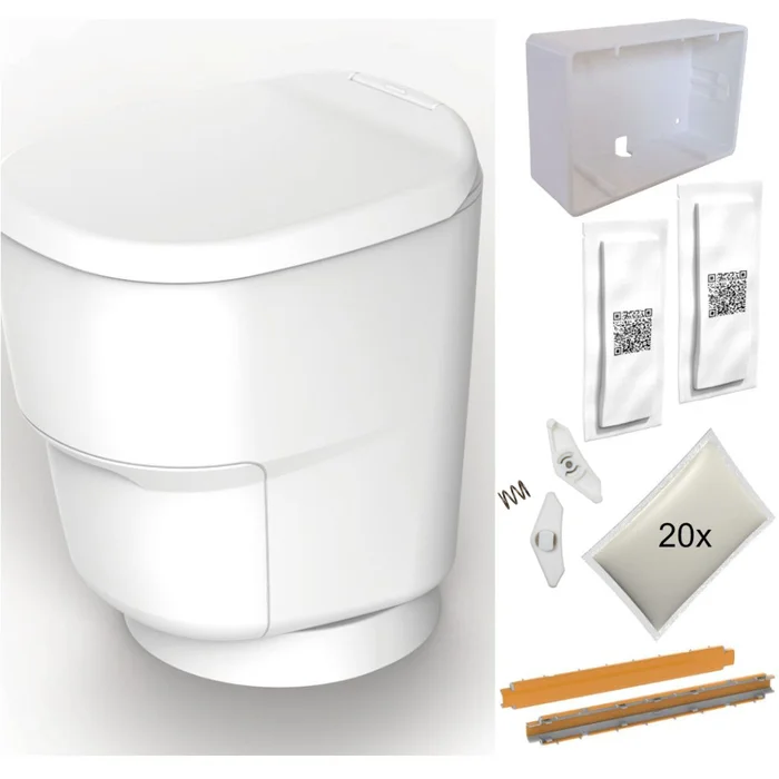 Clesana Toilette C1 mit Rundsockel – Komplettset