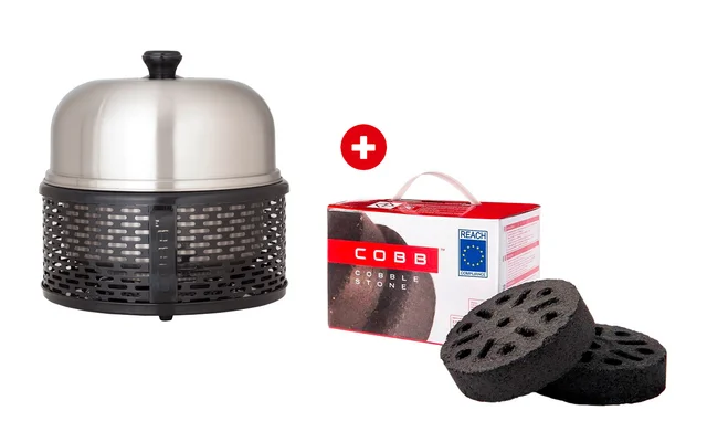 COBB Kohle Grill Pro Black + 6 Grillbriketts gratis
