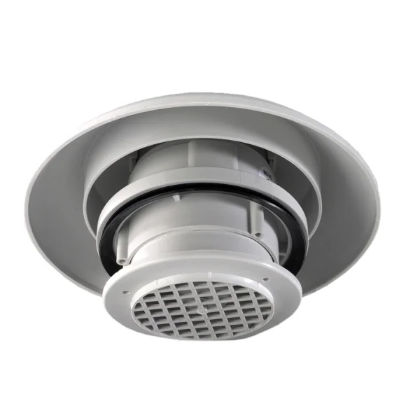 Comet Dachlüfter 95 lichtgrau – 12 Volt