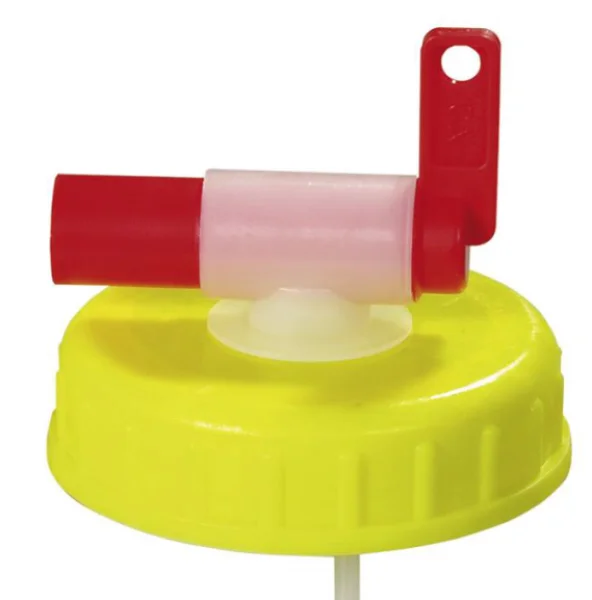 Comet Schraubdeckel DIN 96 mit entlüftetem Auslaufhahn