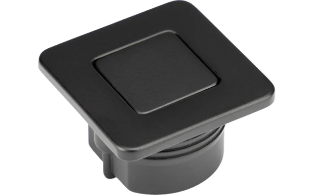 Confurn Push Lock + Push In Schloss Druckknopf mit Rosette schwarz