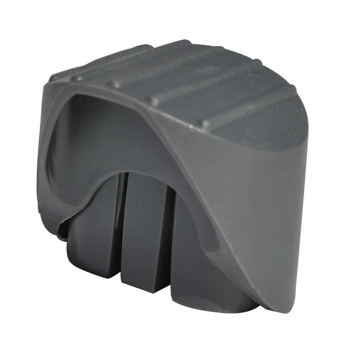 Crespo Fußstopfen für Klappsessel Luxus grau, 4 Stück (Nr. SET/237-6-09)